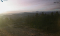 Lysá hora, pohled na západ