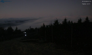 Město Rokytnice nad Jizerou - Lysá hora, pohled na západ - 29.12.2025 v 07:15 Město Rokytnice nad Jizerou - Lysá hora, pohled na západ - 29.12.2025 v 07:15