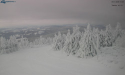 Lysá hora, pohled na západ