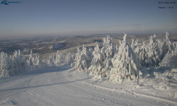 Lysá hora, pohled na západ