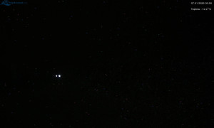 Město Rokytnice nad Jizerou - Lysá hora, pohled na západ - 7.1.2026 v 00:03 Město Rokytnice nad Jizerou - Lysá hora, pohled na západ - 7.1.2026 v 00:03