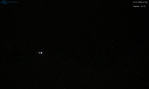 Město Rokytnice nad Jizerou - Lysá hora, pohled na západ - 7.1.2026 v 01:03 Město Rokytnice nad Jizerou - Lysá hora, pohled na západ - 7.1.2026 v 01:03