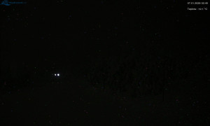 Město Rokytnice nad Jizerou - Lysá hora, pohled na západ - 7.1.2026 v 02:45 Město Rokytnice nad Jizerou - Lysá hora, pohled na západ - 7.1.2026 v 02:45