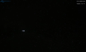 Město Rokytnice nad Jizerou - Lysá hora, pohled na západ - 7.1.2026 v 04:45 Město Rokytnice nad Jizerou - Lysá hora, pohled na západ - 7.1.2026 v 04:45