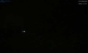 Město Rokytnice nad Jizerou - Lysá hora, pohled na západ - 7.1.2026 v 05:31 Město Rokytnice nad Jizerou - Lysá hora, pohled na západ - 7.1.2026 v 05:31