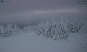 Město Rokytnice nad Jizerou - Lysá hora, pohled na západ - 7.1.2026 v 08:31 Město Rokytnice nad Jizerou - Lysá hora, pohled na západ - 7.1.2026 v 08:31