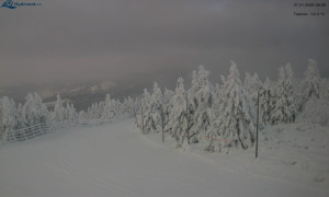 Město Rokytnice nad Jizerou - Lysá hora, pohled na západ - 7.1.2026 v 09:02 Město Rokytnice nad Jizerou - Lysá hora, pohled na západ - 7.1.2026 v 09:02
