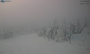 Město Rokytnice nad Jizerou - Lysá hora, pohled na západ - 7.1.2026 v 15:15 Město Rokytnice nad Jizerou - Lysá hora, pohled na západ - 7.1.2026 v 15:15