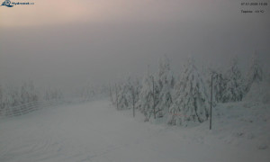Město Rokytnice nad Jizerou - Lysá hora, pohled na západ - 7.1.2026 v 15:31 Město Rokytnice nad Jizerou - Lysá hora, pohled na západ - 7.1.2026 v 15:31