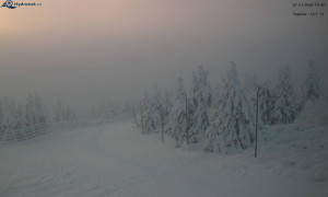 Město Rokytnice nad Jizerou - Lysá hora, pohled na západ - 7.1.2026 v 15:45 Město Rokytnice nad Jizerou - Lysá hora, pohled na západ - 7.1.2026 v 15:45