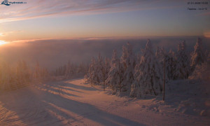 Město Rokytnice nad Jizerou - Lysá hora, pohled na západ - 7.1.2026 v 16:03 Město Rokytnice nad Jizerou - Lysá hora, pohled na západ - 7.1.2026 v 16:03