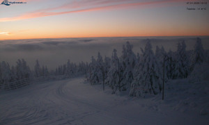 Město Rokytnice nad Jizerou - Lysá hora, pohled na západ - 7.1.2026 v 16:15 Město Rokytnice nad Jizerou - Lysá hora, pohled na západ - 7.1.2026 v 16:15