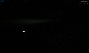 Město Rokytnice nad Jizerou - Lysá hora, pohled na západ - 7.1.2026 v 22:15 Město Rokytnice nad Jizerou - Lysá hora, pohled na západ - 7.1.2026 v 22:15