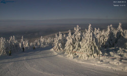 Lysá hora, pohled na západ