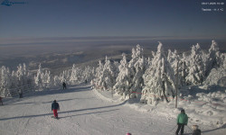 Lysá hora, pohled na západ