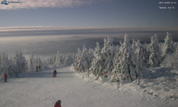 Lysá hora, pohled na západ