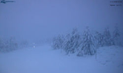 Lysá hora, pohled na západ