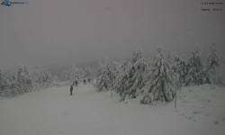 Lysá hora, pohled na západ