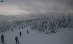 Lysá hora, pohled na západ