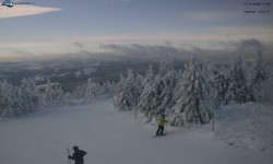 Lysá hora, pohled na západ