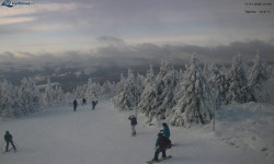 Lysá hora, pohled na západ