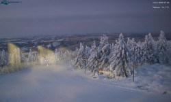 Lysá hora, pohled na západ