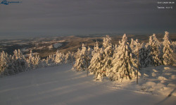 Lysá hora, pohled na západ