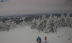 Lysá hora, pohled na západ