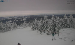 Lysá hora, pohled na západ