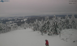 Lysá hora, pohled na západ