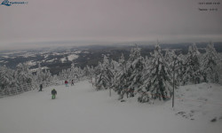 Lysá hora, pohled na západ