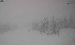 Lysá hora, pohled na západ