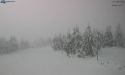 Lysá hora, pohled na západ