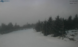 Lysá hora, pohled na západ