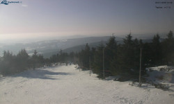 Lysá hora, pohled na západ