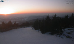 Lysá hora, pohled na západ