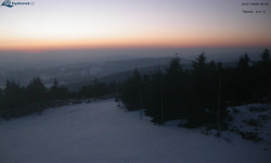 Lysá hora, pohled na západ