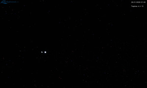 Město Rokytnice nad Jizerou - Lysá hora, pohled na západ - 26.1.2026 v 01:03 Město Rokytnice nad Jizerou - Lysá hora, pohled na západ - 26.1.2026 v 01:03