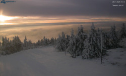 Lysá hora, pohled na západ