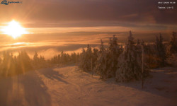 Lysá hora, pohled na západ