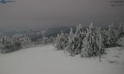 Lysá hora, pohled na západ
