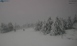 Lysá hora, pohled na západ