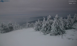Lysá hora, pohled na západ