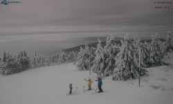 Lysá hora, pohled na západ