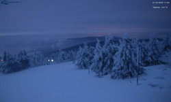 Lysá hora, pohled na západ