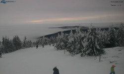 Lysá hora, pohled na západ