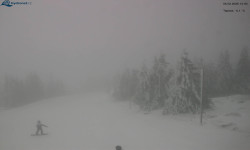 Lysá hora, pohled na západ