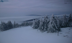 Lysá hora, pohled na západ