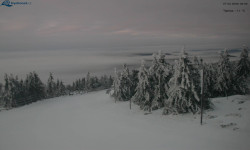 Lysá hora, pohled na západ