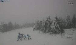 Lysá hora, pohled na západ